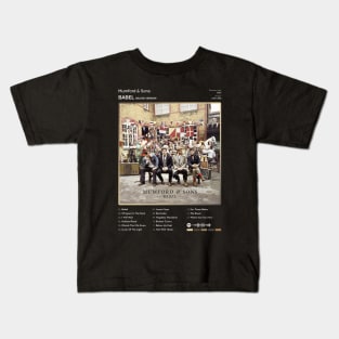 Mumford & Sons - Babel Tracklist Album Kids T-Shirt